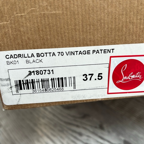 NEED GONE Christian Louboutin Cadrilla Botta 70 vintage patent leather - Picture 3 of 4